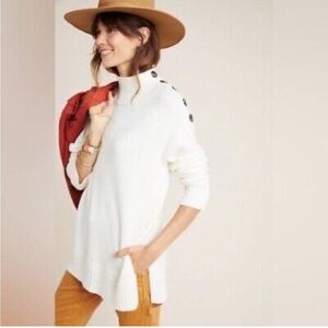 Anthropologie Cream Margarita Sweater